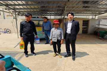 村企共建心连心 村落振兴寄真情 ——AAT公司走访慰问望江县马山村